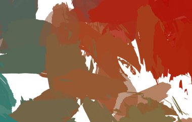 Sanatsal soyut arkaplan. Doku boyalı duvar kağıdı. Boya darbeleriyle yaratıcı bir illüstrasyon. Fırça desenli resim.