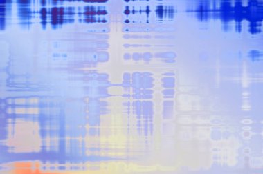 Soyut arkaplan. Yaşlanmış grunge dokusunda geometrik elementler. Farklı renk desenli grafiksel illüstrasyon.