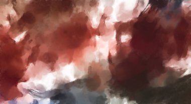 El yapımı sürreal soyut desenli suluboya. Modern sanatsal resim. 2D çizim. Arkaplan boyası karışımı. Yaratıcı duvar sanatı. Çağdaş sanat