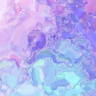 Soyut doku. Yüzeyde etkileyici el yapımı suluboya. Suluboya fırça darbeleri. Modern sanat. Çok renkli arkaplan. Çağdaş duvar sanatı. Renkli bir fon. 2d illüstrasyon.