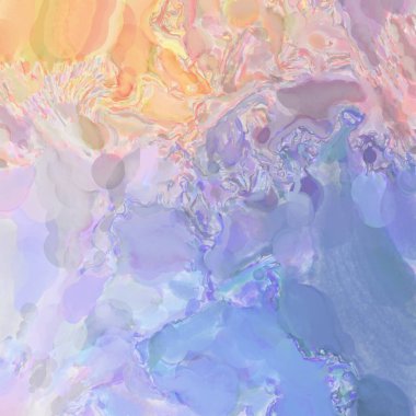 Çağdaş sanat. El işçiliğinin renkli dokusu. Modern resim. Yüzeyde suluboya vuruşlar. Sanatsal arkaplan resmi. Tablo üzerinde soyut resim. Fırça darbeleri. 