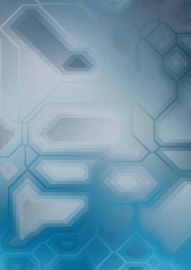 Renkli ve canlı geometrik şekiller katmanları var. Bir teknoloji planının dijital illüstrasyonu. Gelecekçi tasarım şablonu.