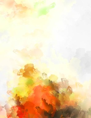 Renkli fırça darbelerinin soyut arkaplanı. fırçalanmış canlı duvar kağıdı. resmedilmiş sanat eseri. Eşsiz ve yaratıcı illüstrasyon.