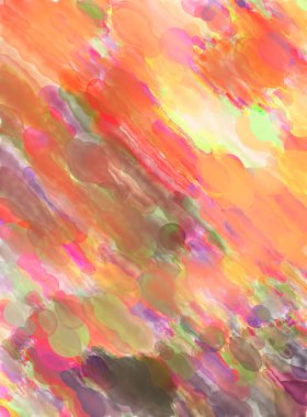 Çağdaş sanat. El yapımı resim. Modern sanat eserleri. Yüzeyde suluboya fırça darbeleriyle resim yapmak. 2D çizim. Sanatsal arkaplan resmi. Tablo üzerinde soyut resim. Renkli doku.