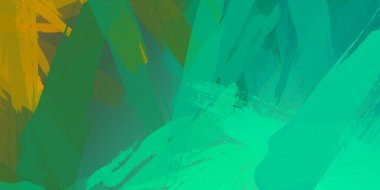 Boya darbeleriyle yaratıcı illüstrasyon. fırça desenli. Sanatsal soyut arka plan. desen boyalı duvar kağıdı.