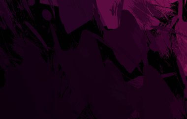 Vahşi fırça darbeleriyle yaratıcı soyut resim. Artistik fırça darbeleriyle donatılmış. Renkli ve canlı bir tasvir. Boyalı sanat.