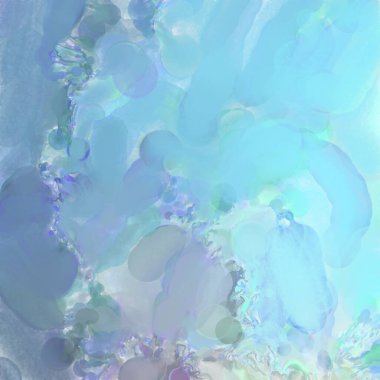 El yapımı sürreal soyut desenli suluboya. Modern sanatsal resim. 2D çizim. Arkaplan boyası karışımı. Yaratıcı duvar sanatı. Çağdaş sanat.