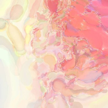 Soyut doku. Yüzeyde etkileyici el yapımı suluboya. Suluboya fırça darbeleri. Modern sanat. Çok renkli arkaplan. Çağdaş duvar sanatı. Renkli bir fon. 2d illüstrasyon.