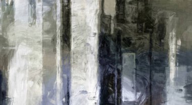 Soyut arkaplanda pürüzlü fırça darbeleri. Fırça boyası. Renkli boya darbeleri. Eşsiz duvar sanatı. Tuvaldeki modern sanat. Renkli çağdaş sanat eserleri. 