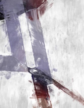 Soyut arkaplanda pürüzlü fırça darbeleri. Fırça boyası. Renkli boya darbeleri. Eşsiz duvar sanatı. Tuvaldeki modern sanat. Renkli çağdaş sanat eserleri. 