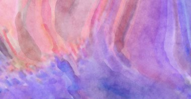 Alkol mürekkebini andıran rahatlatıcı fırça darbelerinin modern resmi. Poster, duvar sanatı, afiş, kart, kitap kapağı veya ambalaj için pastel renkli suluboya resim.