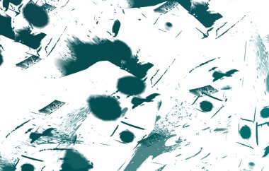 Renkli fırça darbelerinin 2B çizimi. Dekoratif doku resmi. Canlı boya desenli arka plan. Kaotik fırça darbeleri resim.