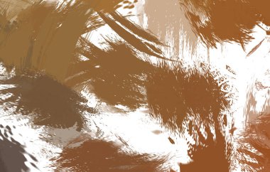 Renkli fırça darbelerinin 2B çizimi. Dekoratif doku resmi. Canlı boya desenli arka plan. Kaotik fırça darbeleri resim.