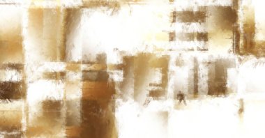 Modern sanat. Renkli çağdaş sanat eserleri. Renkli boya darbeleri. Soyut arkaplanda fırça darbeleri. Fırça boyası. Eşsiz duvar sanatı.