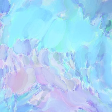 El yapımı sürreal soyut desenli suluboya. Modern sanatsal resim. 2D çizim. Arkaplan boyası karışımı. Yaratıcı duvar sanatı. Çağdaş sanat.