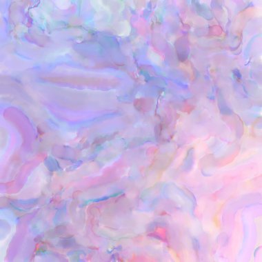 El yapımı sürreal soyut desenli suluboya. Modern sanatsal resim. 2D çizim. Arkaplan boyası karışımı. Yaratıcı duvar sanatı. Çağdaş sanat.