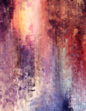 Modern sanat. Renkli çağdaş sanat eserleri. Renkli boya darbeleri. Soyut arkaplanda fırça darbeleri. Fırça boyası. Eşsiz duvar sanatı.