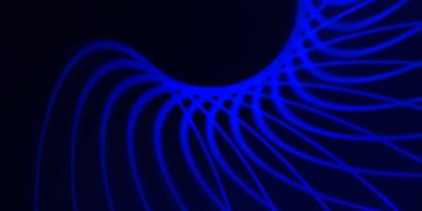 Işık dalgalarının neon renkli soyut tasarımı. Dijital arka plan ve neon ışığı parlama efekti. Parlak ışınlar duvar kağıdı.