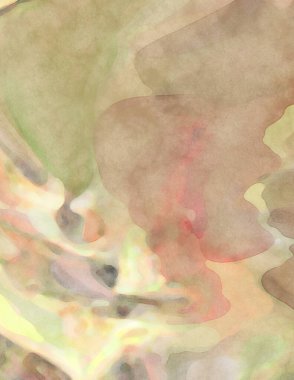 El yapımı sürreal soyut desenli suluboya. Modern sanatsal resim. 2D çizim. Arkaplan boyası karışımı. Yaratıcı duvar sanatı. Çağdaş sanat