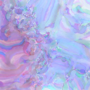 Çağdaş sanat. El işçiliğinin renkli dokusu. Modern resim. Yüzeyde suluboya vuruşlar. Sanatsal arkaplan resmi. Tablo üzerinde soyut resim. Fırça darbeleri.