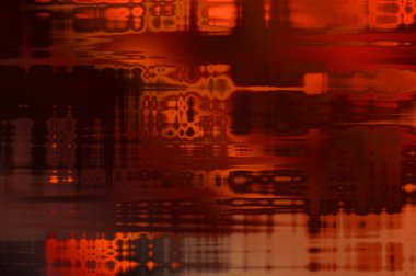 Soyut arkaplan. Yaşlanmış grunge dokusunda geometrik elementler. Farklı renk desenli grafiksel illüstrasyon.