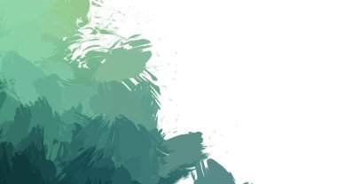 Taranmış Boyalı Soyut Arkaplan. Vahşi kaotik fırça darbeleri. Boya darbeleri. 2D İllüstrasyon. Fırça darbeli resim. 