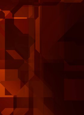 Renkli ve canlı geometrik şekiller katmanları var. Bir teknoloji planının dijital illüstrasyonu. Gelecekçi tasarım şablonu.