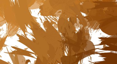 Renkli fırça darbelerinin 2B çizimi. Dekoratif doku resmi. Canlı boya desenli arka plan. Kaotik fırça darbeleri resim.