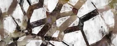 Soyut arkaplanda pürüzlü fırça darbeleri. Fırça boyası. Renkli boya darbeleri. Eşsiz duvar sanatı. Tuvaldeki modern sanat. Renkli çağdaş sanat eserleri. 