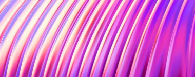 Soyut arkaplan. Renkli dalgalı yansıtıcı duvar kağıdı. Duvar kağıdı, afiş, arkaplan, kart, kitap kapağı veya web sitesi için grafiksel resimleme.