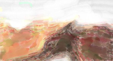 Suluboya fırça darbeleri. Modern sanat. Soyut doku. 2D çizim. Yüzeyde etkileyici el yapımı suluboya. Renkli bir fon. Çok renkli arkaplan. Çağdaş duvar sanatı. 