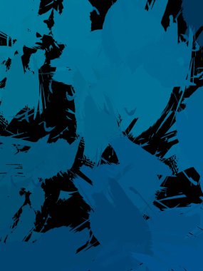 Duvar sanatı Eşsiz ve yaratıcı illüstrasyon. Fırça darbesi ile boyanmış. Renkli fırça darbelerinin soyut arkaplanı. Fırçalanmış canlı duvar kâğıdı. Boyalı sanatsal yaratım.