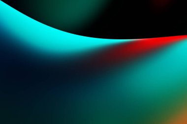 Soyut arkaplan. Değişken renk değişim dalgaları, dinamik hareketlerle. Işık dalgalarının neon renkli soyut tasarımı. Duvar kağıdı, afiş, arkaplan, kart, kitap illüstrasyonu, web sitesi.