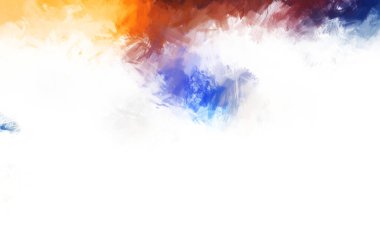 Taranmış Boyalı Soyut Arkaplan. Fırça darbesi ile boyanmış. Sanatsal canlılık ve renkli duvar kağıdı.