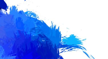 Taranmış Boyalı Soyut Arkaplan. Vahşi kaotik fırça darbeleri. Boya darbeleri. 2D İllüstrasyon. Fırça darbeli resim. 