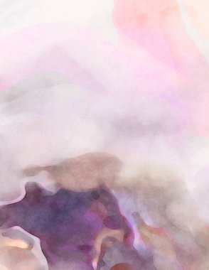 2D çizim. Sanatsal arkaplan resmi. Tablo üzerinde soyut resim. Çağdaş sanat. El yapımı resim. Renkli doku. Modern sanat eserleri. Yüzeyde suluboya fırça darbeleriyle boyama.