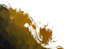 Taranmış Boyalı Soyut Arkaplan. Vahşi kaotik fırça darbeleri. Boya darbeleri. 2D İllüstrasyon. Fırça darbeli resim. 