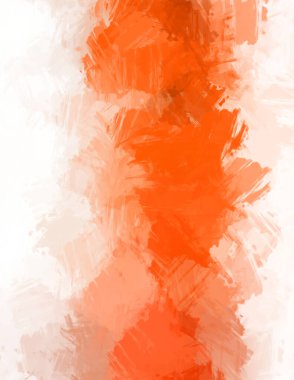 Modern sanat. Taranmış Boyalı Soyut Arkaplan. Fırça darbesi ile boyanmış. Boya darbeleri. 2B Görüntü.