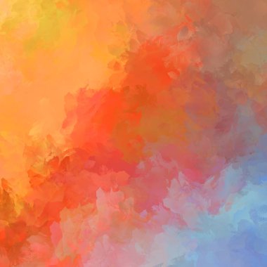 Boya darbeleri. 2D İllüstrasyon. Taranmış Boyalı Soyut Arkaplan. Fırça darbesi ile boyanmış. Modern sanat.