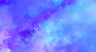 Renkli fırça darbelerinin 2D çizimi. Dekoratif desenli resim. canlı boya desenli arkaplan.