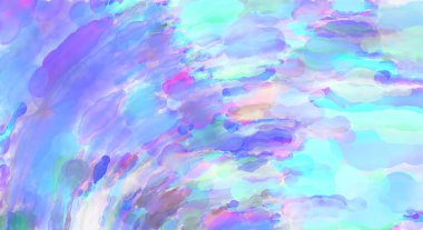 Çağdaş sanat. El yapımı resim. Modern sanat eserleri. Yüzeyde suluboya fırça darbeleriyle resim yapmak. 2D çizim. Sanatsal arkaplan resmi. Tablo üzerinde soyut resim. Renkli doku.