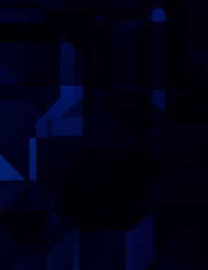 Renkli ve canlı geometrik şekiller katmanları var. Bir teknoloji planının dijital illüstrasyonu. Gelecekçi tasarım şablonu.