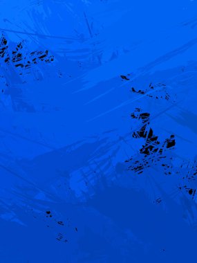 Vahşi fırça darbeleriyle yaratıcı soyut resim. Artistik fırça darbeleriyle donatılmış. Renkli ve canlı bir tasvir. Boyalı sanat.