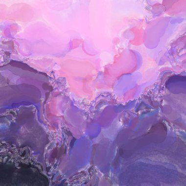 Soyut doku. Yüzeyde etkileyici el yapımı suluboya. Suluboya fırça darbeleri. Modern sanat. Çok renkli arkaplan. Çağdaş duvar sanatı. Renkli bir fon. 2d illüstrasyon.