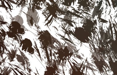 Sanatsal soyut arkaplan. Doku boyalı duvar kağıdı. Boya darbeleriyle yaratıcı bir illüstrasyon. Fırça desenli resim.