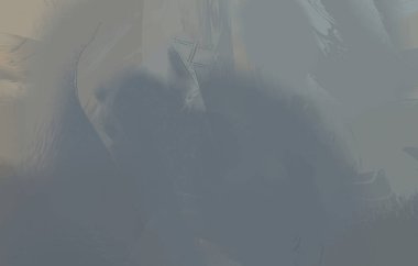 Renkli fırça darbelerinin soyut arkaplanı. fırçalanmış canlı duvar kağıdı. resmedilmiş sanat eseri. Eşsiz ve yaratıcı illüstrasyon.