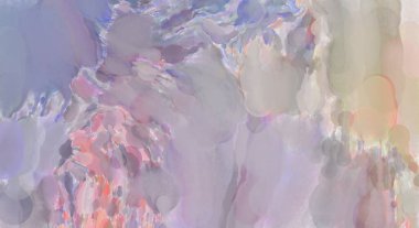 Taranmış Boyalı Soyut Arkaplan. Fırça darbesi ile boyanmış. Boya darbeleri. 2B Görüntü.