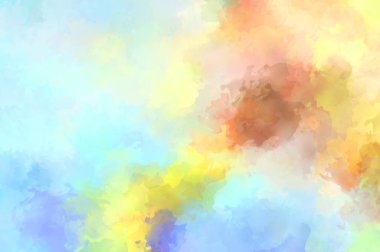 Sanatsal soyut arkaplan. Doku boyalı duvar kağıdı. Boya darbeleriyle yaratıcı bir illüstrasyon. Fırça desenli resim.