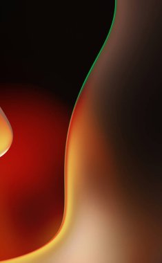 Soyut arkaplan. Değişken renk değişim dalgaları, dinamik hareketlerle. Işık dalgalarının neon renkli soyut tasarımı. Duvar kağıdı, afiş, arkaplan, kart, kitap illüstrasyonu, web sitesi.