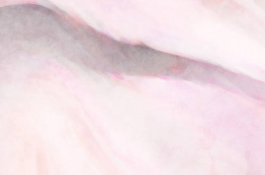 Pastel renklerde suluboya resim. Poster, duvar sanatı, afiş, kart, kitap kapağı ya da ambalaj için rahatlatıcı kompozisyonun yumuşak renkli çizimi. Modern fırça darbeleri resim.